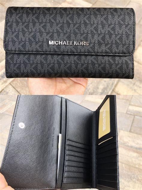 fake michael kors jet set wallet|bolso michael kors jet set.